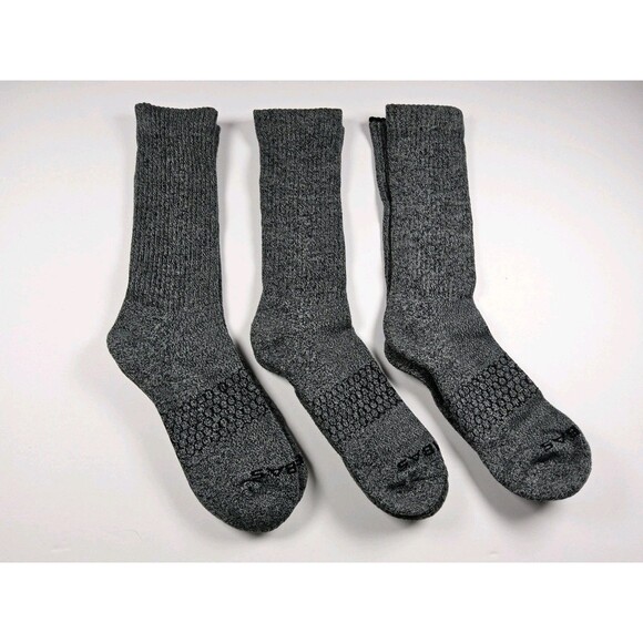 Bombas Marled Calf Socks Lot Of 3 Pairs Size L - Picture 1 of 2